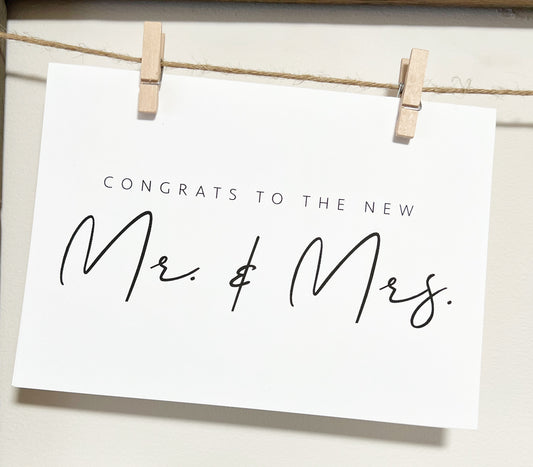 Congrats to the new Mr. & Mrs.