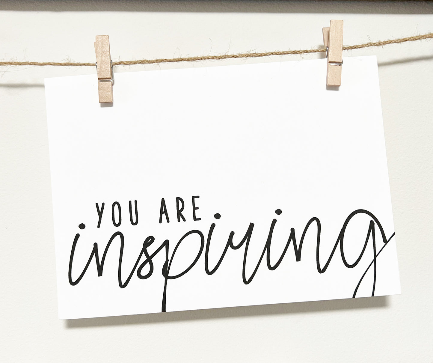 YOU ARE inspiring